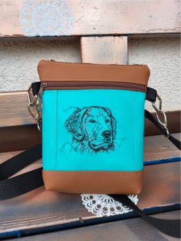 Gassitasche Hundetasche Leckerchentasche Leckerlibeutel Futterbeutel Golden Retriever