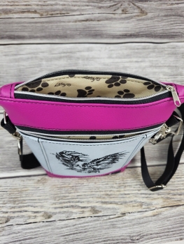 Gassitasche Hundetasche Papillon Leckerchentasche Leckerlibeutel Umhängetasche Gürteltasche